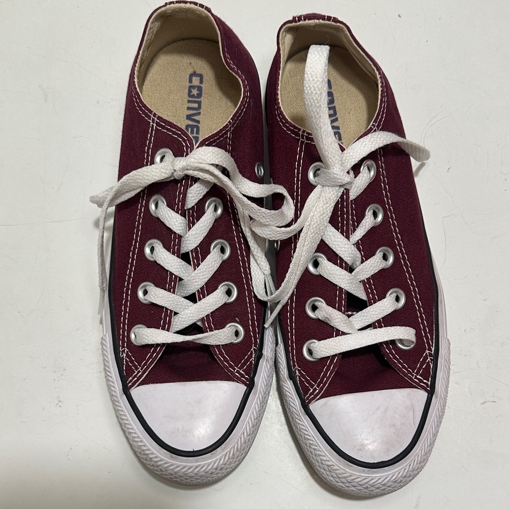 Converse Kids' Burgundy Sneakers
